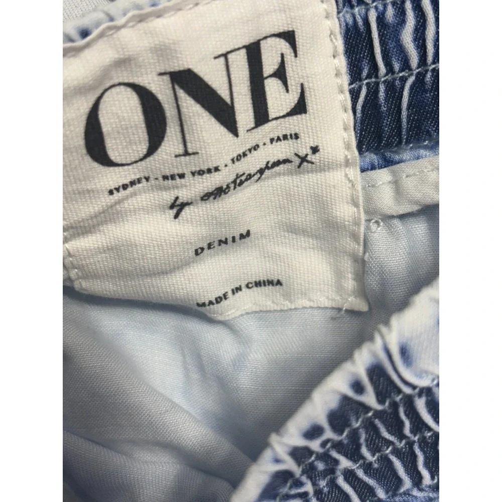 One Teaspoon NWT Shorts Light Blue Coco Calypsos Denim‎ Cotton Elastic Waist XS